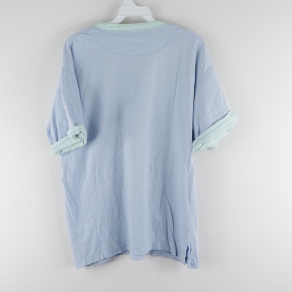 Vintage 90s Streetwear Roll Cuff Blank T Shirt - Picture 5 of 7